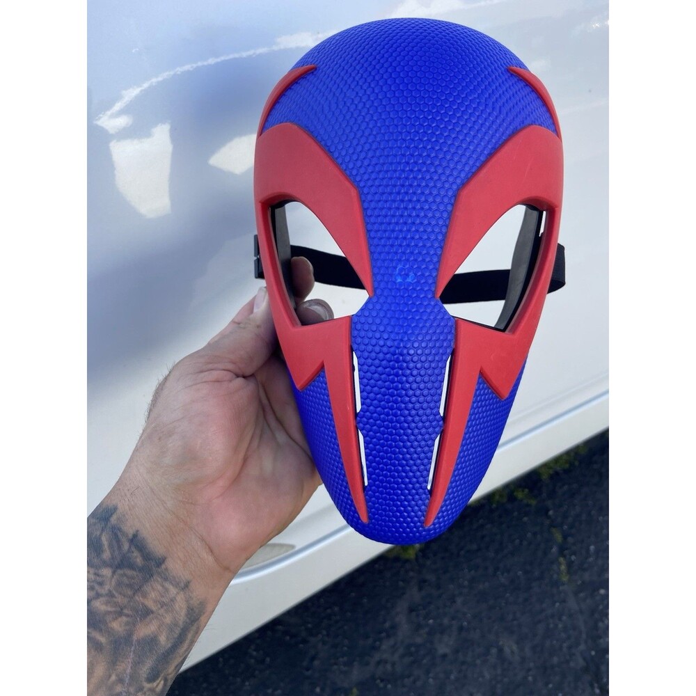Spider-Man Marvel Across The Spider-Verse 2099 Mask for Kids Cosplay 9.5”L/6”Wl